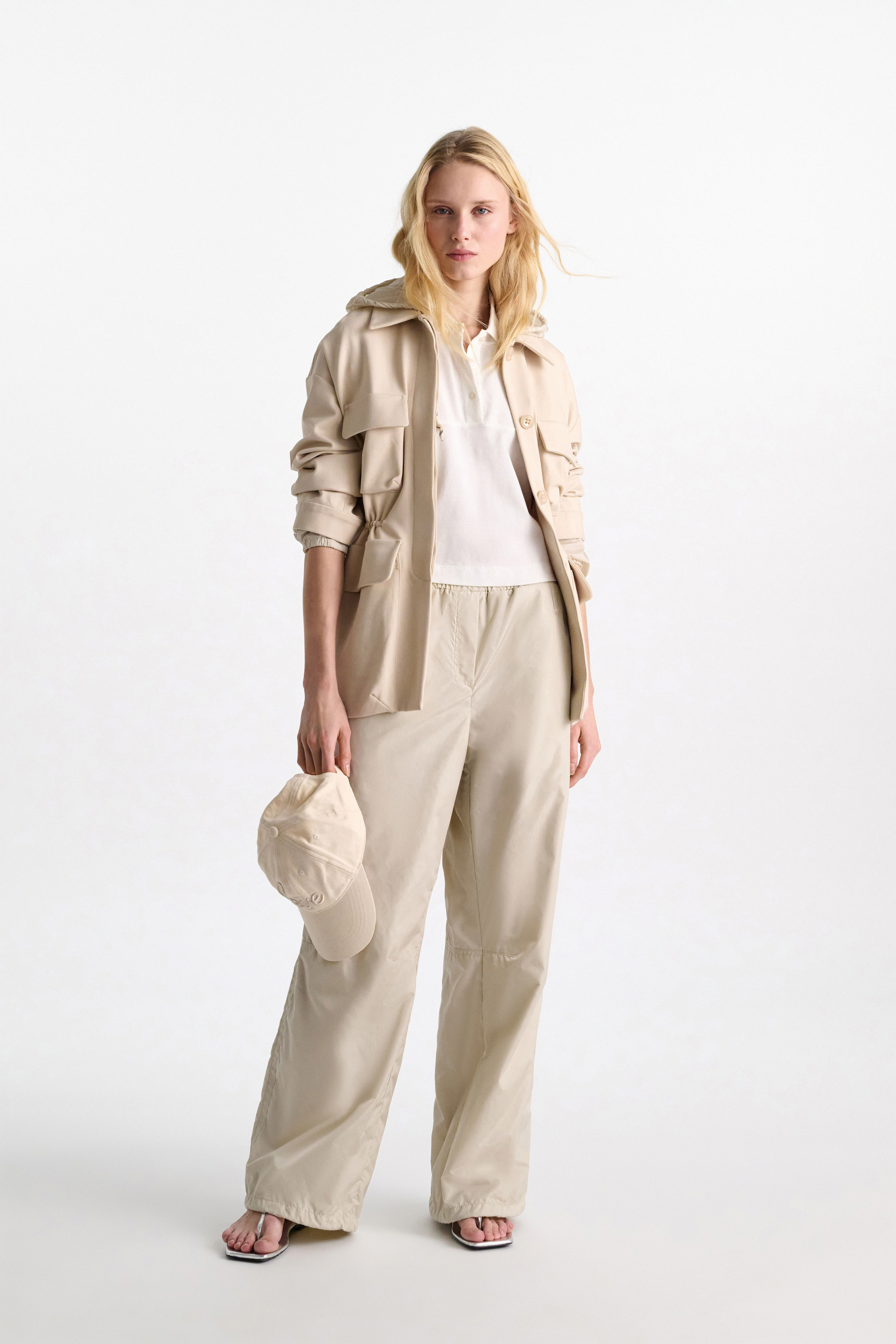 Dorothee Schumacher Nylon pants light sand